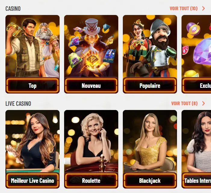 Spin247 Casino Jeux